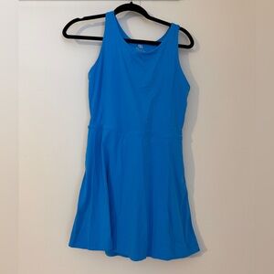 JoyLab Bright Blue Sleeveless Fit-and-Flare Dress
